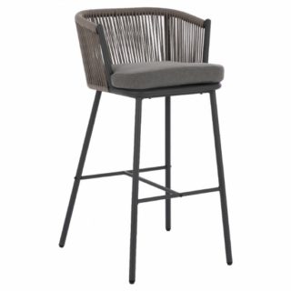 ΣΚΑΜΠΩ WICKER ΝΗΣΙΔΑΣ ΚΟΥΖΙΝΑΣ ΜΕΤΑΛΛΙΚΟ FREDDO ΠΛΑΤΗ ΚΑΙ ΜΑΞΙΛΑΡΙ ΓΚΡΙ