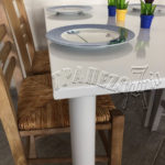 ΤΡΑΠΕΖΙ ΛΑΜΑΡΙΝΑ ΜΕΤΑΛΛΙΚΟ ΤΑΒΕΡΝΑΣ ΕΣΤΙΑΤΟΡΙΟΥ ΜΕΖΕΔΟΠΩΛΕΙΟΥ 1.15Χ0.75