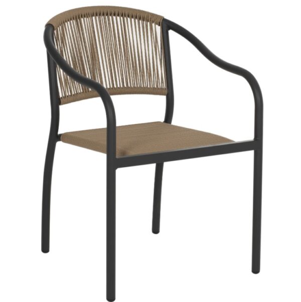 ΠΟΛΥΘΡΟΝΑ ΚΑΘΙΣΜΑ ΑΛΟΥΜΙΝΙΟΥ WICKER RATTAN ΑΝΘΡΑΚΙ LAZY