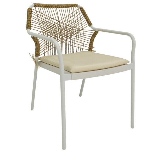 ΠΟΛΥΘΡΟΝΑ ΑΛΟΥΜΙΝΙΟΥ WICKER RATTAN ΕΠΑΓΓΕΛΜΑΤΙΚΗ ΛΕΥΚΗ SELVA