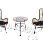 ΣΕΤ RELAX WICKER RATTAN ΠΟΛΥΘΡΟΝΕΣ ΤΡΑΠΕΖΙ ΕΞΩΤΕΡΙΚΟΥ ΧΩΡΟΥ