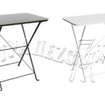 ΤΡΑΠΕΖΙ ΜΕΤΑΛΛΙΚΟ ΠΤΥΣΣΟΜΕΝΟ ΣΙΔΕΡΕΝΙΟ ΣΠΑΣΤΟ 70Χ50