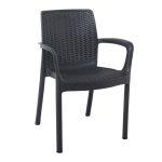 ΠΟΛΥΘΡΟΝΑ ΠΟΛΥΠΡΟΠΥΛΕΝΙΟΥ RATTAN WICKER LOOK ΓΚΡΙ ΕΞΩΤΕΡΙΚΟΥ ΧΩΡΟΥ STAR