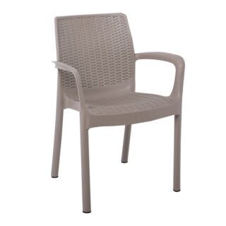 ΠΟΛΥΘΡΟΝΑ ΠΟΛΥΠΡΟΠΥΛΕΝΙΟΥ RATTAN WICKER LOOK ΜΟΚΑ ΕΞΩΤΕΡΙΚΟΥ ΧΩΡΟΥ STAR