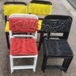 ΚΑΡΕΚΛA ΜΕΤΑΛΛΙΚΗ ΠΛΕΧΤΗ ΚΟΡΔΟΝΙ PVC ΔΙΑΦΟΡΑ ΧΡΩΜΑΤΑ