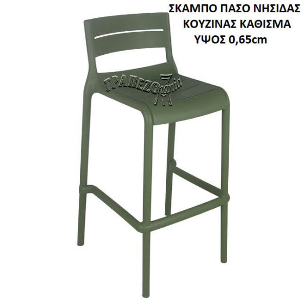 ΚΑΘΙΣΜΑ ΝΗΣΙΔΑΣ ΠΑΣΟ ΚΟΥΖΙΝΑΣ ΠΡΑΣΙΝΟ ΥΨΟΣ ΚΑΘΙΣΜΑΤΟΣ 0,65 CANON
