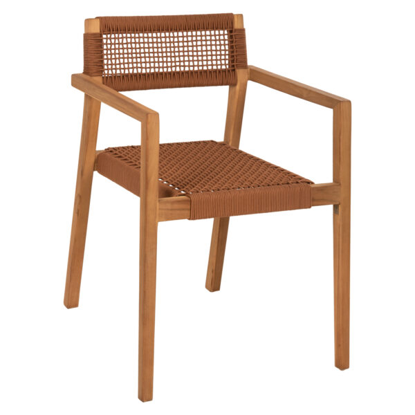 ΠΟΛΥΘΡΟΝΑ CHARLOTTE ΣΧΟΙΝΙ HM9637.01TEAK ΦΥΣΙΚΟ & ΚΑΦΕ