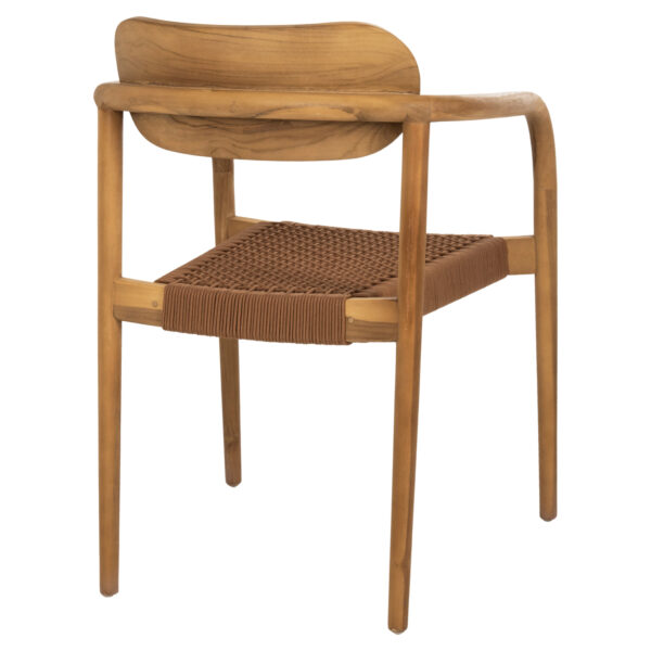 ΠΟΛΥΘΡΟΝΑ OSLO HM9636.01 TEAK ΚΑΦΕ ΣΧΟΙΝΙ ΠΙΣΩ ΟΨΗ
