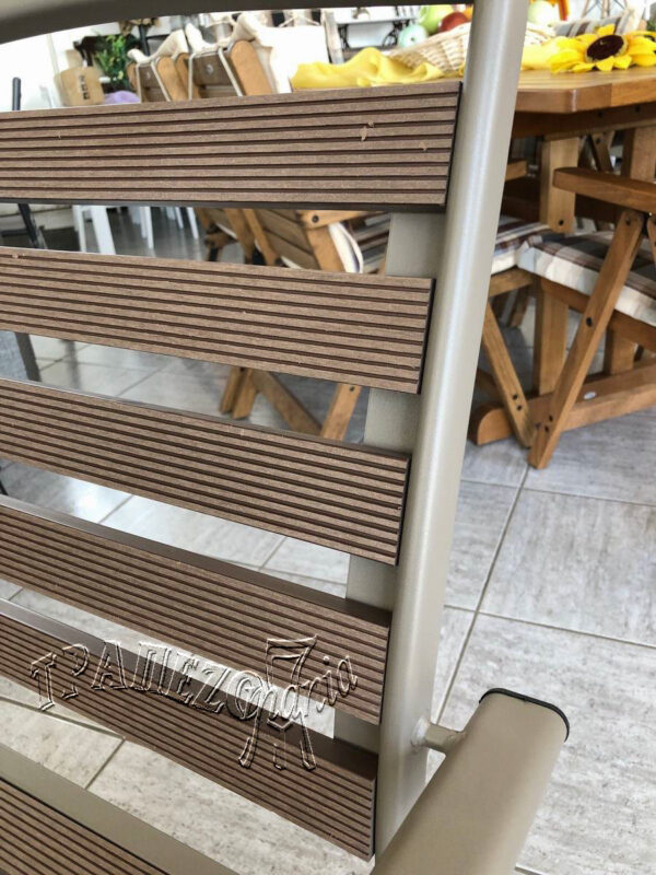 ΜΕΤΑΛΛΙΚΗ ΠΟΛΥΘΡΟΝΑ POLYWOOD ΒΑΡΙΑ ΚΑΤΑΣΚΕΥΗ WINDY ΦΩΤΟ 3