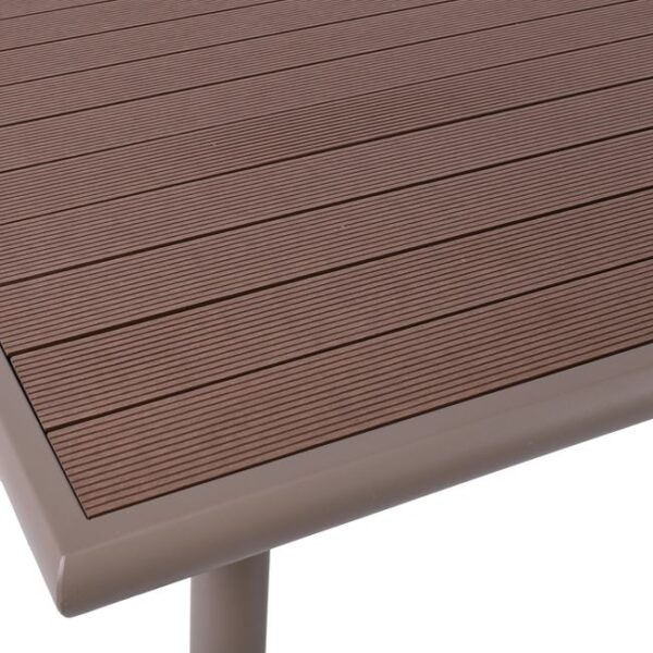 ΜΕΤΑΛΛΙΚΟ ΤΡΑΠΕΖΙ WINDY ΕΠΙΦΑΝΕΙΑ POLYWOOD