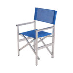 ΠΟΛΥΘΡΟΝΑ ΣΚΗΝΟΘΕΤΗ ΑΛΟΥΜΙΝΙΟΥ ΜΠΛΕ ΔΙΑΤΡΗΤΟ PVC TEXTLINE