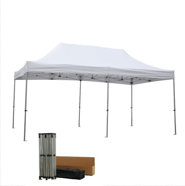 GAZEBO ΚΙΟΣΚΙ ΒΕΡΑΝΤΑΣ ΚΗΠΟΥ 3Χ6 ΒΑΡΕΩΣ ΤΥΠΟΥ ΠΤΥΣΣΟΜΕΝΟ ΑΛΟΥΜΙΝΙΟΥ
