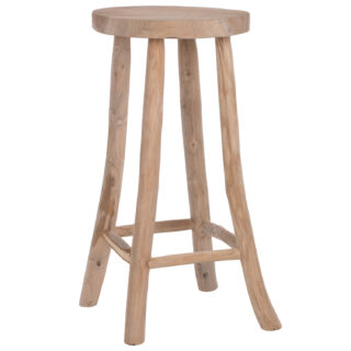 BOHO ΣΚΑΜΠΟ ΜΠΑΡ ΨΗΛΟ ΞΥΛΟ ΜΑΣΙΦ TEAK