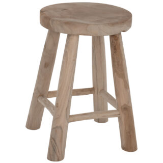 BOHO ΣΚΑΜΠΟ ΧΑΜΗΛΟ ΒΟΗΘΗΤΙΚΟ ΞΥΛΟ ΜΑΣΙΦ TEAK
