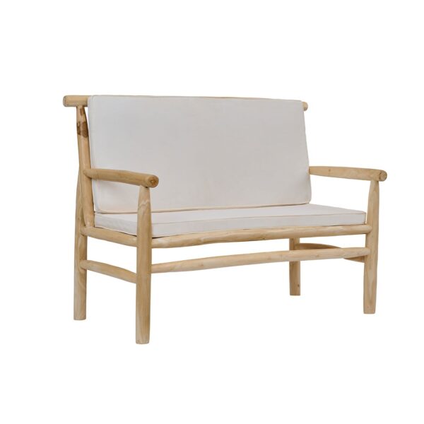 ΚΑΝΑΠΕΣ TEAK BOHO BOHEMIAN ΔΙΘΕΣΙΟΣ ΤΕΑΚ ΜΕ ΜΑΞΙΛΑΡΙΑ