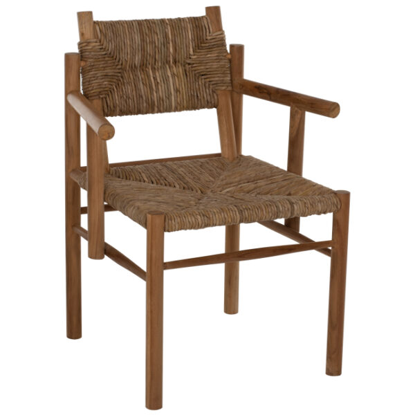 ΠΟΛΥΘΡΟΝΑ ΤΕΑΚ RATTAN BOHO BOHEMIAN TEAK ΜΑΣΙΦ ΨΑΘΑ CADUR