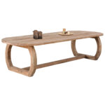 ΤΡΑΠΕΖΙ ΑΚΑΤΕΡΓΑΣΤΟ ΤΕΑΚ ΣΤΑΘΕΡΟ ΜΑΣΙΦ ΞΥΛΟ TEAK 3,20Χ1,20Χ0,78