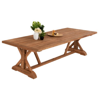ΤΡΑΠΕΖΙ ΤΡΑΠΕΖΑΡΙΑΣ 18 ΑΤΟΜΩΝ BOHO BOHEMIAN STYLE ΜΑΣΙΦ ΞΥΛΟ ΤΕΑΚ 3,50Χ1,20
