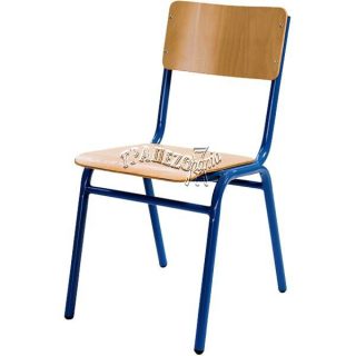 ΚΑΡΕΚΛΑ SCHOOL ΜΕΤΑΛΛΙΚΗ VINTAGE ΞΥΛΙΝΟ ΚΑΘΙΣΜΑ ΠΛΑΤΗ