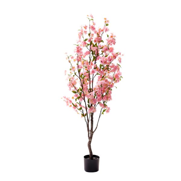 ΤΕΧΝΗΤΟ ΣΥΝΘΕΤΙΚΟ ΦΥΤΟ ΔΕΝΤΡΟ PINK FLOWER ΥΨΟΣ 1.75cm