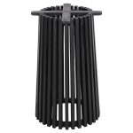 ΒΑΣΗ ΤΡΑΠΕΖΙΟΥ ΞΥΛΙΝΗ ΣΤΡΟΓΓΥΛΗ ΜΑΥΡΗ BLACK Φ-60 ΥΨΟΣ 0,73