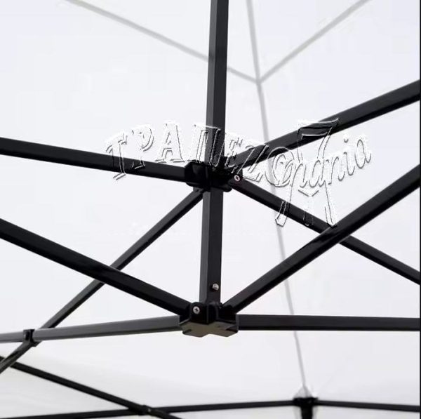 ΚΙΟΣΚΙ ΣΚΙΑΣΤΡΟ ΤΕΝΤΑ GAZEBO PARTY 3X3 ΒΑΡΕΩΣ ΤΥΠΟΥ ΠΤΥΣΣΟΜΕΝΟ ΛΕΥΚΟ 18kg - Image 12