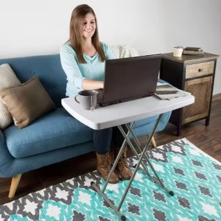 ΒΟΗΘΗΤΙΚΟ ΤΡΑΠΕΖΑΚΙ LAPTOP TABLET ΠΟΛΛΑΠΛΩΝ ΧΡΗΣΕΩΝ ΡΥΘΜΙΖΟΜΕΝΟ ΥΨΟΣ