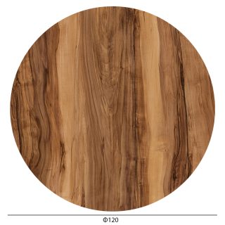 ΕΠΙΦΑΝΕΙΑ ΚΑΠΑΚΙ ΤΡΑΠΕΖΙΟΥ ΣΤΡΟΓΓΥΛΟ Φ-120 HPL ΚΑΡΥΔΙ ΑΠΟΧΡΩΣΗ