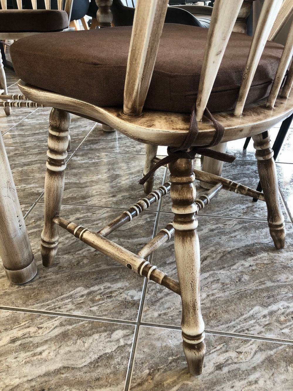 ΤΡΑΠΕΖΑΡΙΑ ΕΝΙΑΙΟΥ ΧΩΡΟΥ VINTAGE ΠΑΤΙΝΑ ΠΑΛΑΙΩΣΗ - Image 5