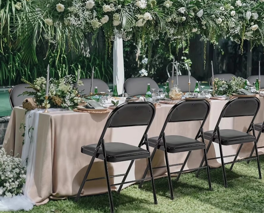 ΠΤΥΣΣΟΜΕΝΗ ΒΟΗΘΗΤΙΚΗ ΚΑΡΕΚΛΑ ΜΕΤΑΛΛΙΚΗ ΜΕ ΤΕΧΝΟΔΕΡΜΑ ΛΕΥΚΗ - Image 8