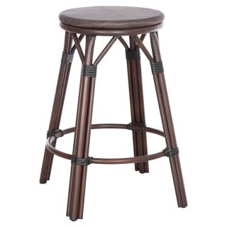 ΣΚΑΜΠΟ ΜΕΣΑΙΟΥ ΜΕΓΕΘΟΥΣ ΚΑΦΕ ΑΛΟΥΜΙΝΙΟ BAMBOO LOOK TEXILENE ΚΑΘΙΣΜΑ 65cm