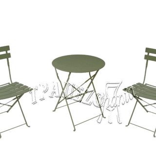 ΖΑΠΠΕΙΟΥ ΚΑΡΕΚΛΑ RETRO ΚΑΡΕΚΛΕΣ ΠΡΑΣΙΝΟ ΛΑΔΙ BISTRO ΠΤΥΣΣΟΜΕΝΑ ΣΕΤ