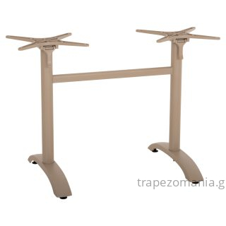 ΒΑΣΗ ΑΛΟΥΜΙΝΙΟΥ ΤΡΑΠΕΖΙΟΥ ΜΑΚΡΟΣΤΕΝΗ ΔΙΠΛΗ ΜΠΕΖ ΜΟΚΑ ΑΝΑΔΙΠΛΩΜΕΝΗ