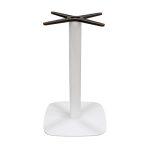 ΜΕΤΑΛΛΙΚΗ ΒΑΣΗ ΤΡΑΠΕΖΙΟΥ ΤΕΤΡΑΓΩΝΗ ΛΕΥΚΗ METALIKI BASI TRAPEZIOY WHITE