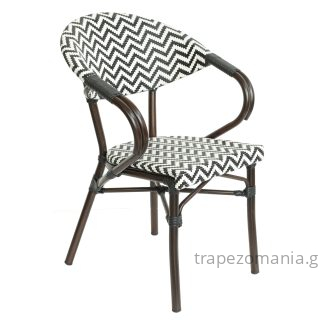 ΠΟΛΥΘΡΟΝΑ ΑΛΟΥΜΙΝΙΟΥ BAMBOO LOOK CASTELLO ΜΑΥΡΟ ΛΕΥΚΟ ΚΑΦΕ