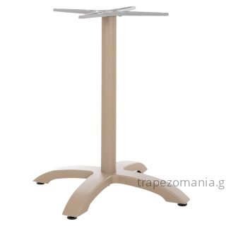 ΒΑΣΗ ΤΡΑΠΕΖΙΟΥ ΑΛΟΥΜΙΝΙΟΥ ΤETRANYXH ΜΠΕΖ ΚΑΠΟΥΤΣΙΝΟ ΧΡΩΜΑ