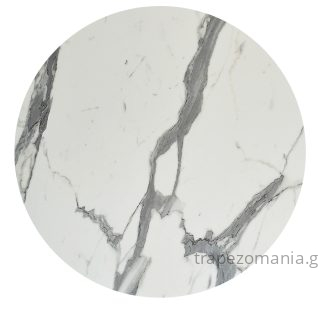 ΕΠΙΦΑΝΕΙΑ ΚΑΠΑΚΙ ΤΡΑΠΕΖΙΟΥ ΣΤΡΟΓΓΥΛΟ Φ-120 HPL ΜΑΡΜΑΡΟ