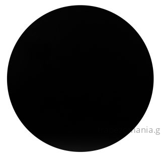 ΕΠΙΦΑΝΕΙΑ ΚΑΠΑΚΙ ΤΡΑΠΕΖΙΟΥ ΣΤΡΟΓΓΥΛΟ Φ-120 HPL ΜΑΥΡΟ
