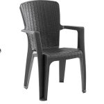 ΠΟΛΥΘΡΟΝΑ ΠΟΛΥΠΡΟΠΥΛΕΝΙΟ ΓΚΡΙ ΑΝΘΡΑΚΙ RATTAN WICKER LOOK BETY