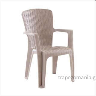 ΠΟΛΥΘΡΟΝΑ ΠΟΛΥΠΡΟΠΥΛΕΝΙΟ ΜΠΕΖ ΜΟΚΑ RATTAN WICKER LOOK BETY
