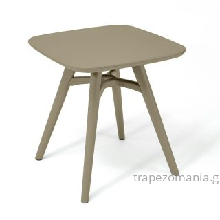 ΤΕΤΡΑΓΩΝΟ ΤΡΑΠΕΖΙ ΠΟΛΥΠΡΟΠΥΛΕΝΙΟ 70Χ70 ΜΟΚΑ ΧΡΩΜΑ