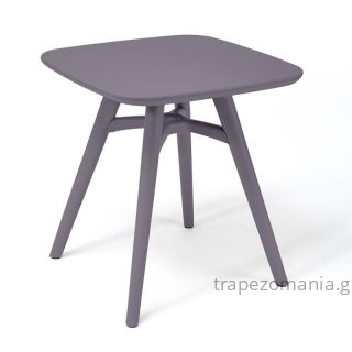 ΤΡΑΠΕΖΑΚΙ ΞΑΠΛΩΣΤΡΑΣ ΠΟΛΥΠΡΟΠΥΛΕΝΙΟ ΓΚΡΙ GRAY 0,50Χ0,50 ΥΨΟΣ 0,50