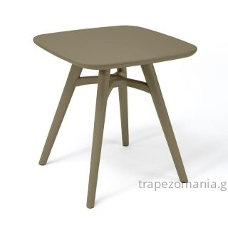 ΤΡΑΠΕΖΑΚΙ ΞΑΠΛΩΣΤΡΑΣ ΠΟΛΥΠΡΟΠΥΛΕΝΙΟ ΜΟΚΑ ΜΠΕΖ 0,50Χ0,50 ΥΨΟΣ 0,50