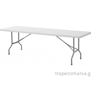 ΤΡΑΠΕΖΙ CATERING ΣΥΝΕΔΡΕΙΟΥ ΜΑΚΡΟΣΤΕΝΟ ΠΤΥΣΣΟΜΕΝΟ 2.44X75