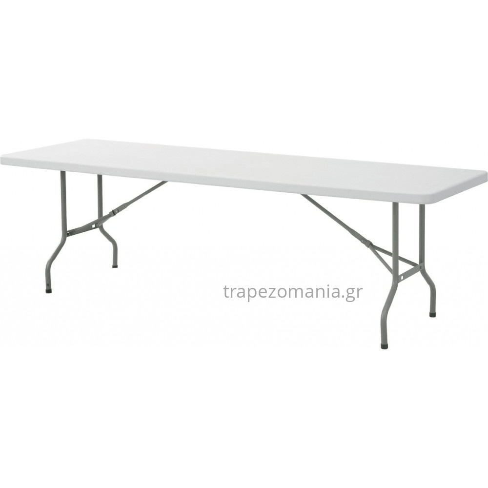 ΤΡΑΠΕΖΙ CATERING ΣΥΝΕΔΡΕΙΟΥ ΜΑΚΡΟΣΤΕΝΟ ΠΤΥΣΣΟΜΕΝΟ 2.44X75