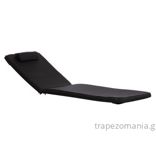 ΜΑΞΙΛΑΡΙ ΣΤΡΩΜΑ ΞΑΠΛΩΣΤΡΑΣ TEXTILENE ΜΑΥΡΟ ΠΑΧΟΣ 7cm