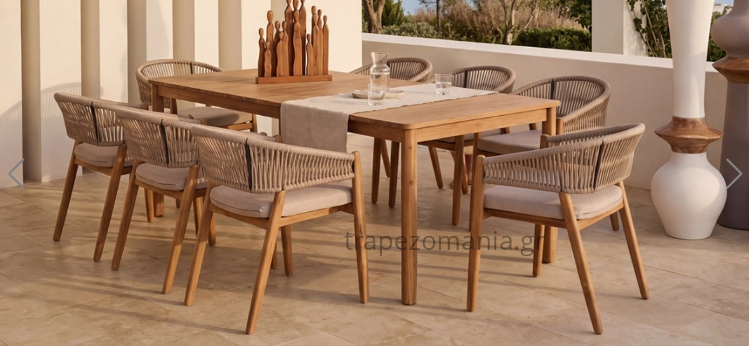 ΤΡΑΠΕΖΑΡΙΑ ΕΞΩΤΕΡΙΚΟΥ ΧΩΡΟΥ DREAM 4 ΠΟΛΥΘΡΟΝΕΣ ΤΡΑΠΕΖΙ 140Χ80
