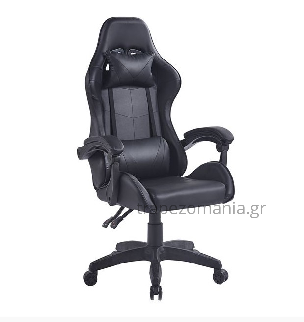 ΚΑΡΕΚΛΑ GAMING ΠΟΛΥΘΡΟΝΑ ΓΡΑΦΕΙΟΥ ΜΑΥΡΟ ΧΡΩΜΑ GF7850